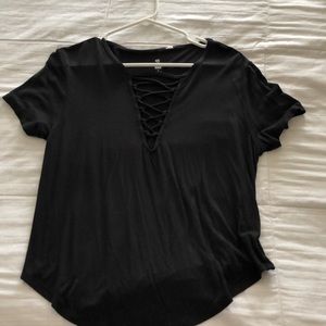Pacsun tee with lacing